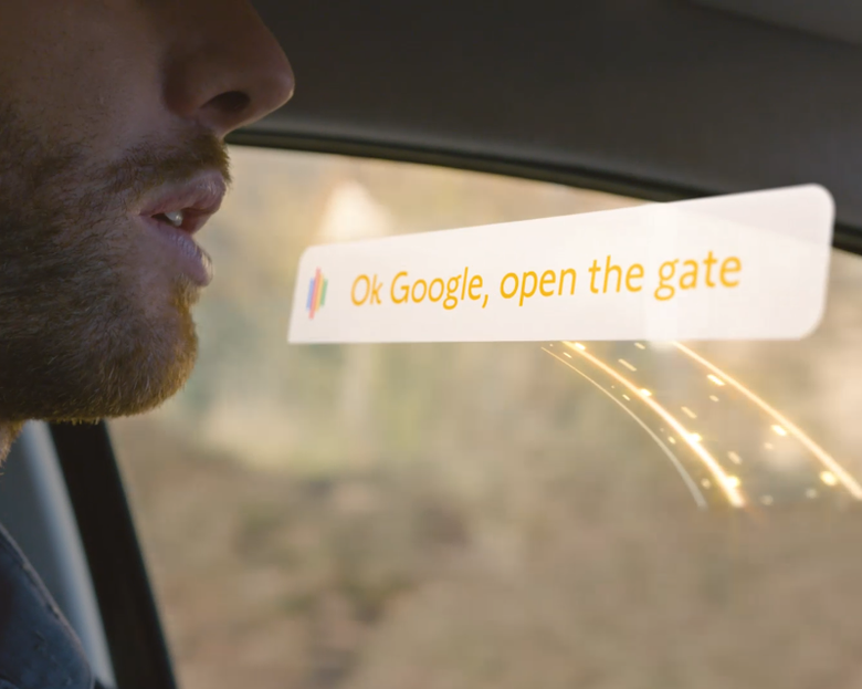 google-voice-assistant-somfy-access-automation