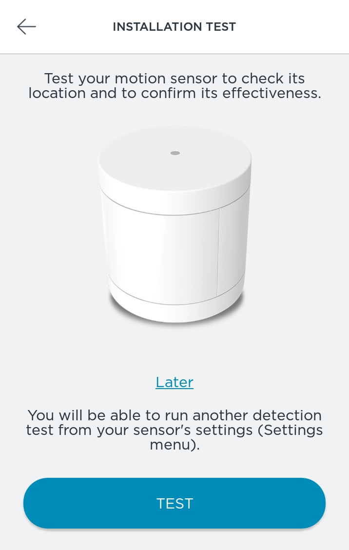 Post Motion Sensor Positioning and installing the motion sensor